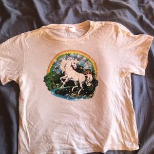 100% cotton ReDone unicorn tee - never worn